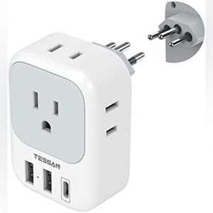 TESSAN Brazil Power Adapter